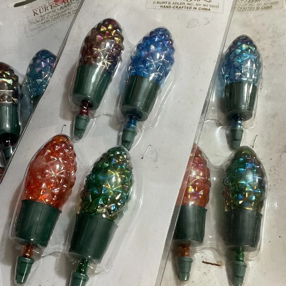 Kurt Adler Festive Multicolor Party Lights 8 packs of 4